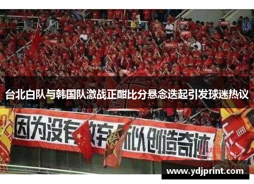 台北白队与韩国队激战正酣比分悬念迭起引发球迷热议